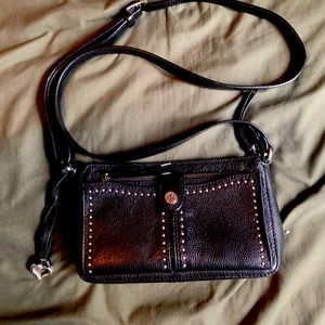 Brighton Black Pretty Tough Lennox Crossbody